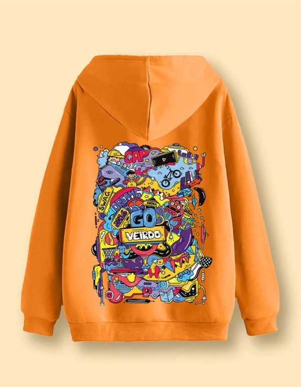 Graphic Printed Hoodie - Image 7